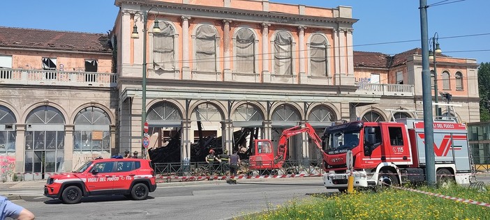 lavori porta susa dopo il crollo