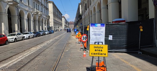 Lavori in via Po: da domani l'estensione del cantiere fino in via delle Rosine