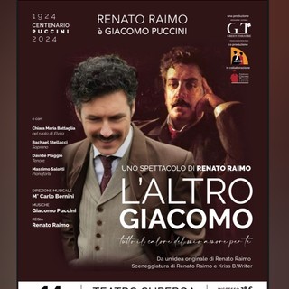 Al teatro Superga di Nichelino con &quot;L'altro Giacomo&quot; un omaggio a Puccini