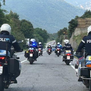 L'accompagnamento della Polizia di Stato al Tour de l’Avenir 2024