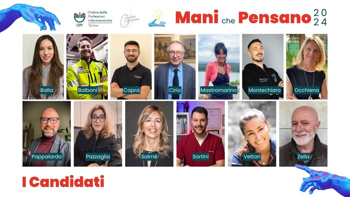 Con “Mani Che Pensano 2024” 13 candidati per il premio di miglior infermiere