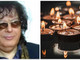 collage di foto primo piano e candele