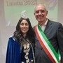 La nuova Lunetta Arianna Zuccaro con l'assessore Angelo Ferrero