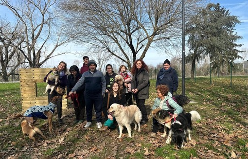 Inaugurata a Moncalieri la nuova area cani Marybel