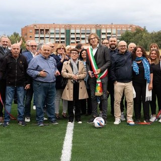 Nichelino, il nuovo campo in sintetico dell'Onnisport dedicato a Pino Torchia