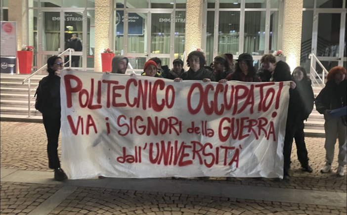 Tajani all'inaugurazione dell'anno accademico. Gli studenti del Polito occupano la facoltà: &quot;Complice del genocidio in Palestina&quot;