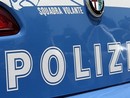 auto della Polizia retro con scritta