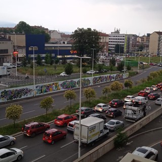 piazza Baldissera con code