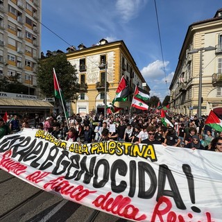 corteo nel centro di Torino