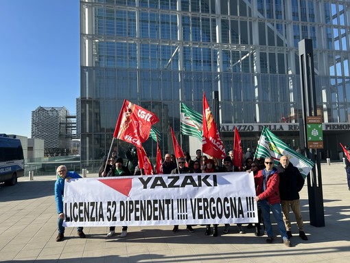 protesta dei lavoratori Yazaki