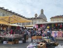 banchi del mercato di Porta Palazzo