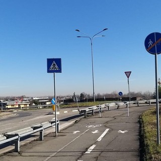 La pista ciclabile di Villaretto