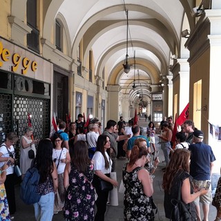 Ancora proteste di docenti precari all'Ufficio scolastico di Torino (foto di archivio)