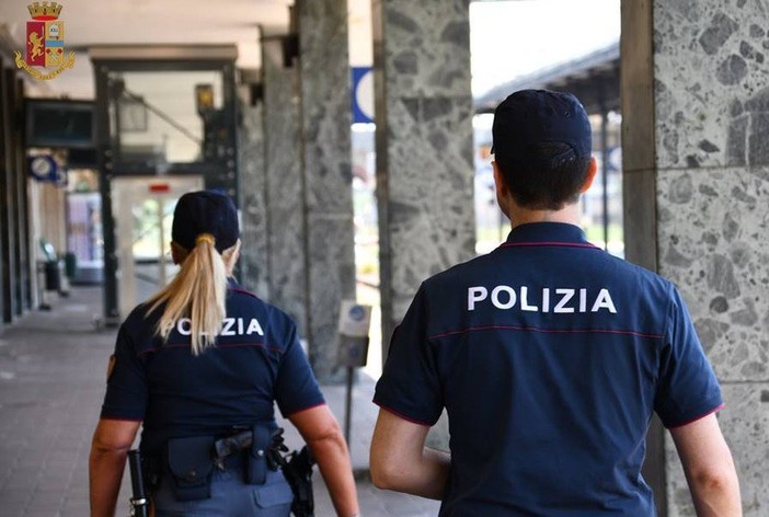 Immagine di repertorio di agenti della Polizia ferroviaria