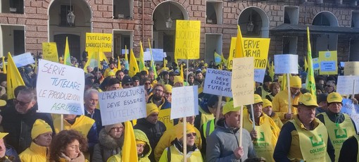 Gli agricoltori Coldiretti in piazza: &quot;Sbloccate i pagamenti delle assicurazioni&quot;