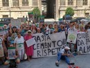 protesta contro i tagli degli alberi in corso Belgio