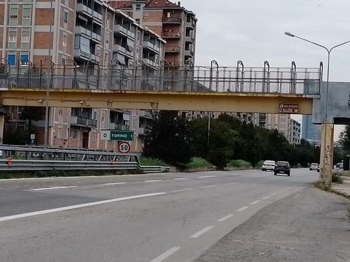 Rifacimento passerella ciclopedonale, a Moncalieri corso Trieste chiuso nelle ore notturne