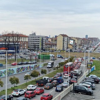 traffico in piazza baldissera