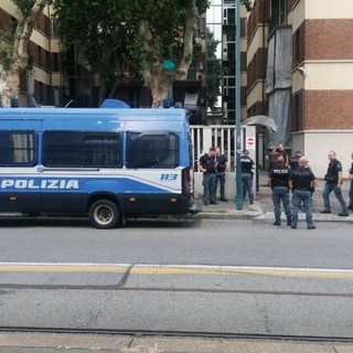 polizia e sgombero