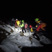 Bloccati dalla neve, sette escursionisti portati in salvo dal Soccorso Alpino (foto d'archivio)