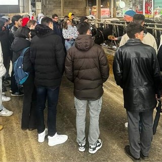 Un gruppo di studenti dell'Its Agroalimentare