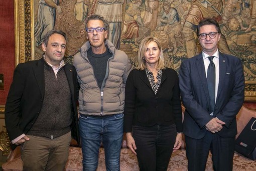 La famiglia di Vito Scafidi ricevuta a Palazzo Lascaris