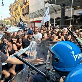 scontri per meloni a torino