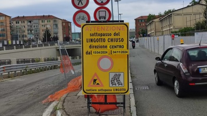 Valzer di cantieri per il sottopasso del Lingotto: al via nuovi lavori