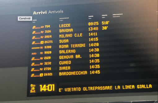 Treni da incubo: mattinata difficile per chi doveva viaggiare, ritardi di ore (foto di archivio)