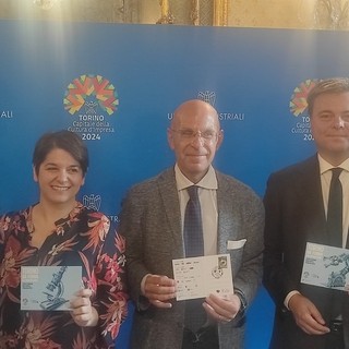 L'Unione Industriali festeggia 118 anni con francobollo e campagna della Armando Testa