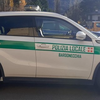 auto dei vigili urbani di Bardonecchia