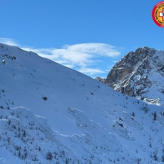 Grossa valanga nella zona del Vallon Cros, non risultano vittime