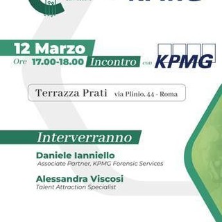 UniMarconi, 12 marzo nuovo appuntamento 'Career Connections' con Kpmg