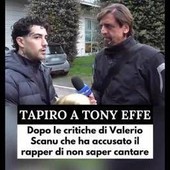 Striscia la Notizia, Tapiro d'oro a Tony Effe: la risposta alle accuse di Valerio Scanu