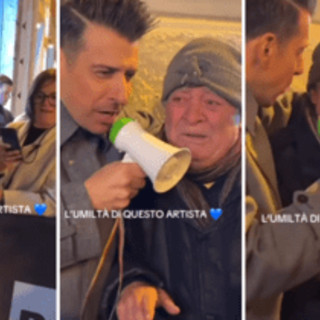 Sanremo 2025, Francesco Gabbani incontra il fan Luciano: il video commovente