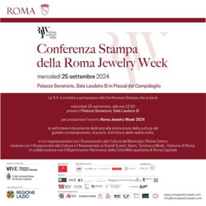 Torna nella Capitale la 'Roma Jewelry Week'