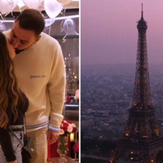 Donnarumma, la proposta di matrimonio ad Alessia nella città dell'amore - Video