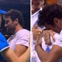 Italia vince la Coppa Davis, le lacrime di Berrettini