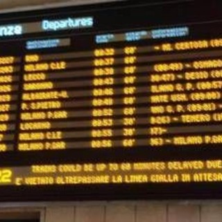 Treni, ritardi e disagi sulle linee del cosiddetto 'nodo di Milano'