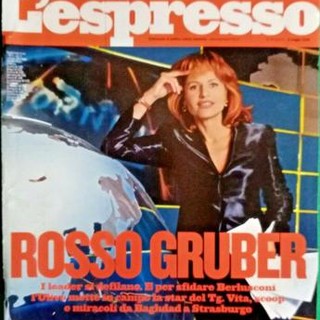 Europee, 20 anni fa exploit di Lilli Gruber e per 'la rossa' anche la copertina dell'Espresso