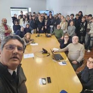 Gli studenti del Pirelli in visita all'Adnkronos