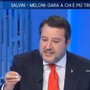 Salvini regala un Bacio a Lilli Gruber: &quot;E' la giornata della gentilezza&quot; - Video