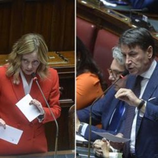 Meloni contro il M5S: &quot;Se devo farmi spiegare le cose da voi mi dimetto&quot;. E Conte attacca